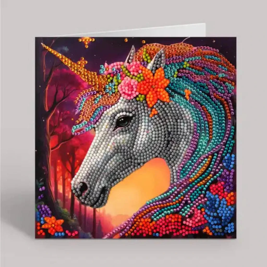 Crystal Art Notebook DIY Kit - Includes Crystals, Wax, Tray & Bag