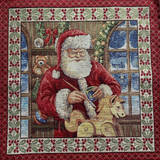 Christmas Tapestry Panel