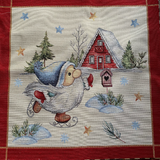 Christmas Tapestry Panel