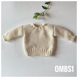 Hand knitted Baby Jumper