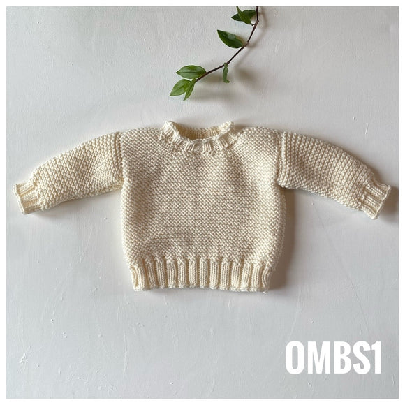 Hand knitted Baby Jumper
