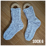 Hand knitted socks