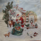 Christmas Tapestry Panel