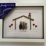 The Family Pebble Frame