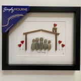 The Family Pebble Frame