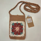 Phone and Wallet  hand crocheted Bags