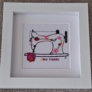 Silk ribbon embroidery sewing machine frame