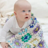 Granny Square Crochet Baby Blanket Yarn Pack - Garden Squares