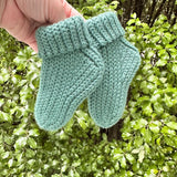 Hand knitted Baby Booties
