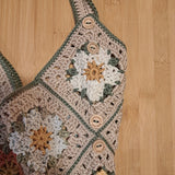 Hand-Crocheted Floral Bag by Mona Handicrafts
