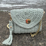 Hand Crocheted Marcrame Cord Crossbody bags
