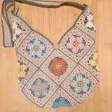 Hand-Crocheted Floral Bag by Mona Handicrafts