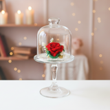 Hand Crocheted Red Rose