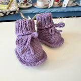 Hand knitted Baby Booties