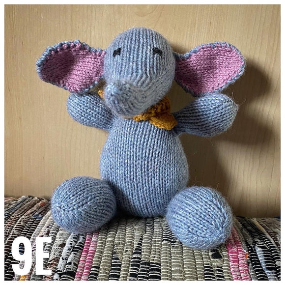 Hand knitted Elephant