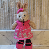 Knitted Bunnies, Bears and other  animals