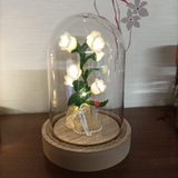 crochet lily glower lamp handmade amigurumi gift