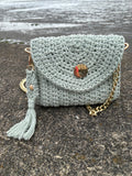 Hand Crocheted Marcrame Cord Crossbody bags