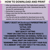 Cup Cake Birthday Card to download