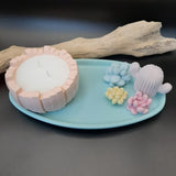 Jesmonite Candle and Cacti Display Set