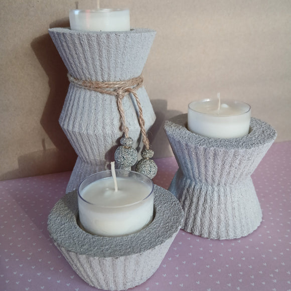 Jesmonite Tea Light Holders