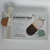DIY Jesmonite Tray Painting Kit with Gold Leaf