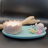 Jesmonite Candle and Cacti Display Set