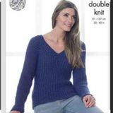 Ladies Knitting Patter DK 4103 sweaters