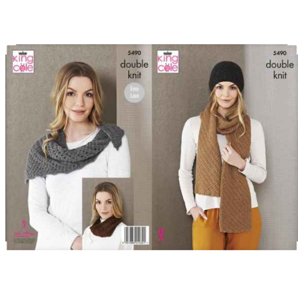 Ladies Knitting Pattern DK 5490