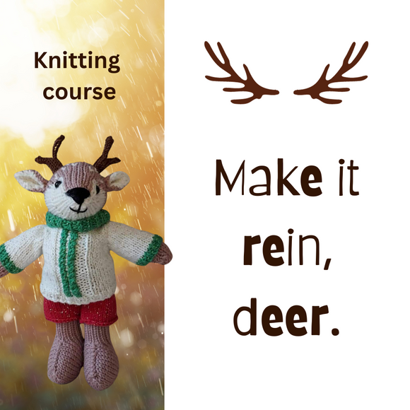 Knit a Christmas Reindeer Course