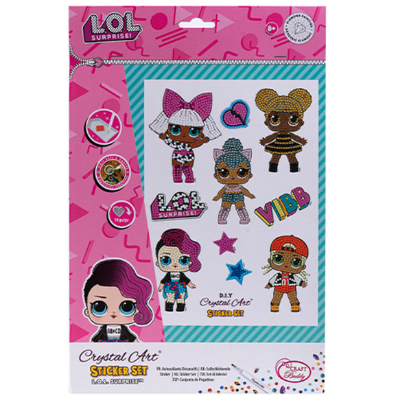 LOL Crystal Art Sticker Set