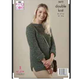 Ladies Knitting Pattern Double Knit 5672