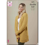 Ladies Knitting Pattern Double Knit 5672