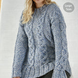 Ladies Knitting Pattern Super Chunky 5666