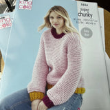 Knitting Patterns for Ladies super Chunky 5196