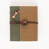 Reclaimed Leather A6 Journal - Handmade Suede -Lined Notebook