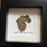 The Wee County Pebble Art Frame