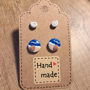 The Seaside Range - Polymer Clay Earrings