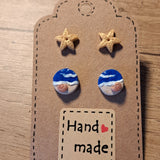 The Seaside Range - Polymer Clay Earrings