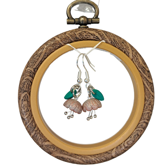 Flower Design Earrings by Mona