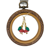 Flower Design Earrings by Mona
