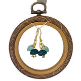 Flower Design Earrings by Mona