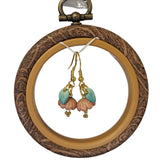 Flower Design Earrings by Mona