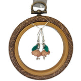 Flower Design Earrings by Mona