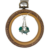 Flower Design Earrings by Mona