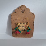 Flower Design Earrings by Mona
