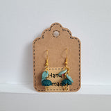 Flower Design Earrings by Mona