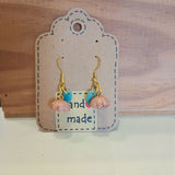 Flower Design Earrings by Mona