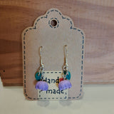 Flower Design Earrings by Mona