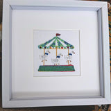 Merry-Go-Round Embroidered Frame